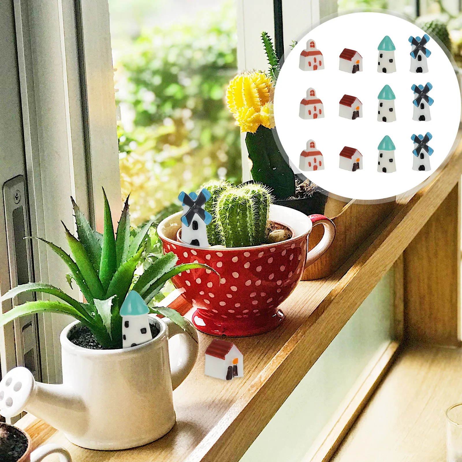 12pcs Windmill Decor Resin Mini Landscape Craft For Garden Fairy Tale Scene Ornament Micro Landscape Adornment House
12pcs Windmill Decor Resin Mini Landscape Craft For Garden Fairy Tale Scene Ornament Micro Landscape Adornment House