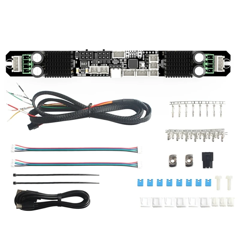 Материнская плата DFH PITB V2.0 на базе RP2040, мощный модуль драйвера двигателя XY с интерфейсом CAN/CANFD, встроенная, два TMC5160-AU32
Материнская плата DFH PITB V2.0 на базе RP2040, мощный модуль драйвера двигателя XY с интерфейсом CAN/CANFD, встроенная, два TMC5160-AU32