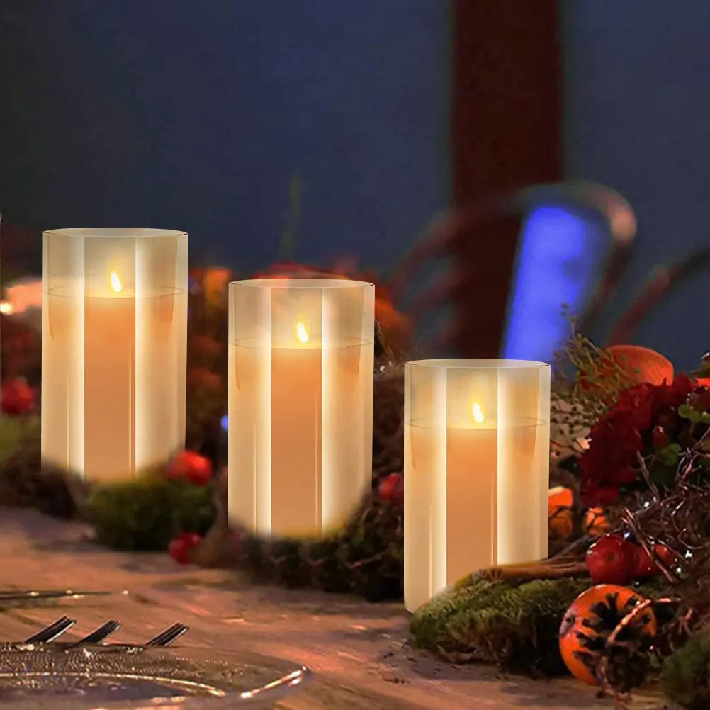 LED Flameless Tealight Candles 12.5cm Acrylic Shell Battery Operated Warm White Light for Home Decor Wedding Party Garden
LED Flameless Tealight Candles 12.5cm Acrylic Shell Battery Operated Warm White Light for Home Decor Wedding Party Garden
