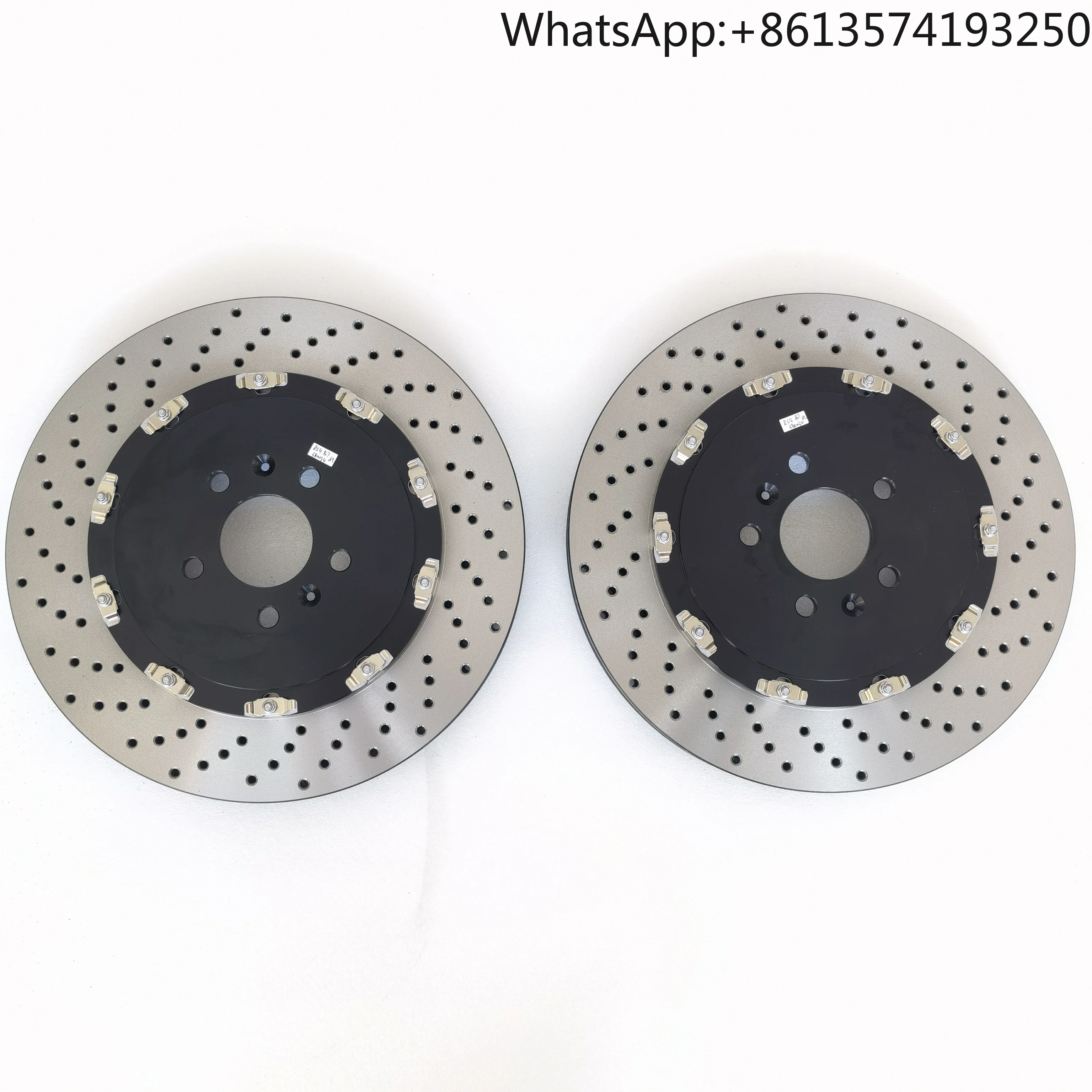 For Auto Parts High Carbon Alloys 2-Piece Brake Disc Rotor for Nissan Gtr Front 380x34mm OE# 40206JF20A
For Auto Parts High Carbon Alloys 2-Piece Brake Disc Rotor for Nissan Gtr Front 380x34mm OE# 40206JF20A