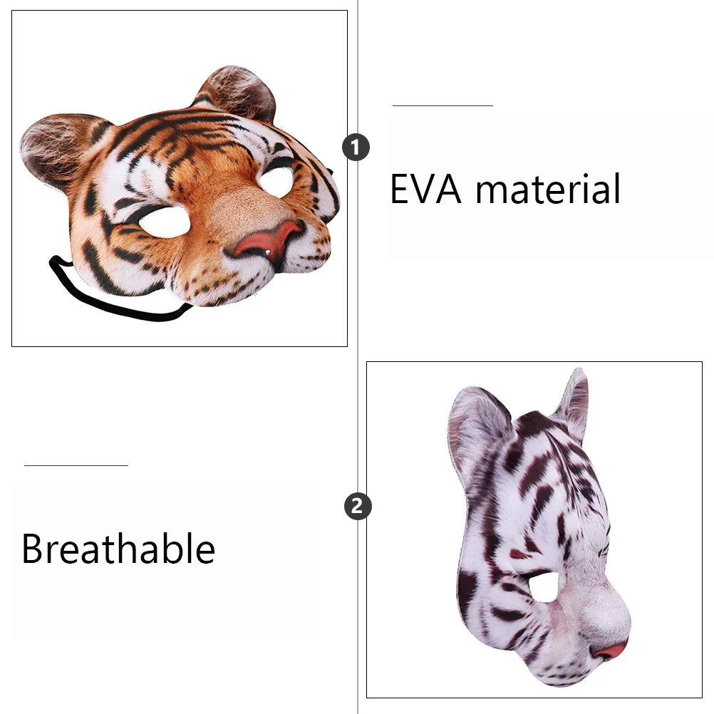 1Set Tiger Mask Halloween Costume Face Cover for Cosplay Party Carnival Adult Unisex Eva Material Breathable Non-Toxic Scary
1Set Tiger Mask Halloween Costume Face Cover for Cosplay Party Carnival Adult Unisex Eva Material Breathable Non-Toxic Scary
