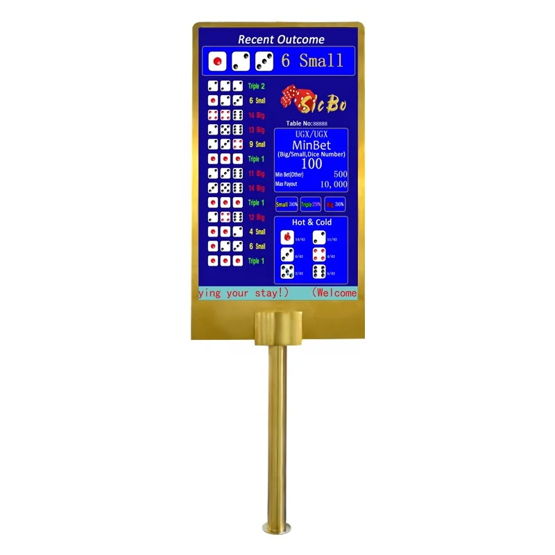 27-Inch double-sided display ultra-thin LCD screen scoreboard roulette table display
27-Inch double-sided display ultra-thin LCD screen scoreboard roulette table display