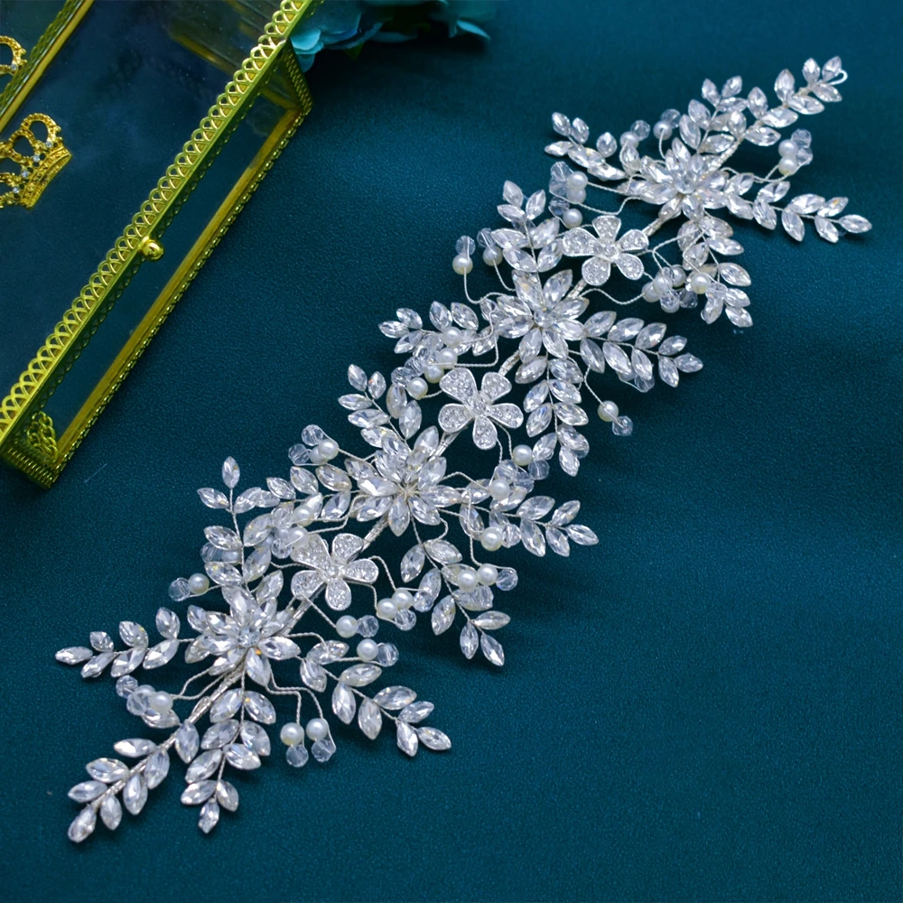 DZ003 Rhinestone Bridal Headband Trendy Wedding Hair Accessories for Women Tiara Party Hair Ornaments Crystal Prom Hair Jewelry
DZ003 Rhinestone Bridal Headband Trendy Wedding Hair Accessories for Women Tiara Party Hair Ornaments Crystal Prom Hair Jewelry