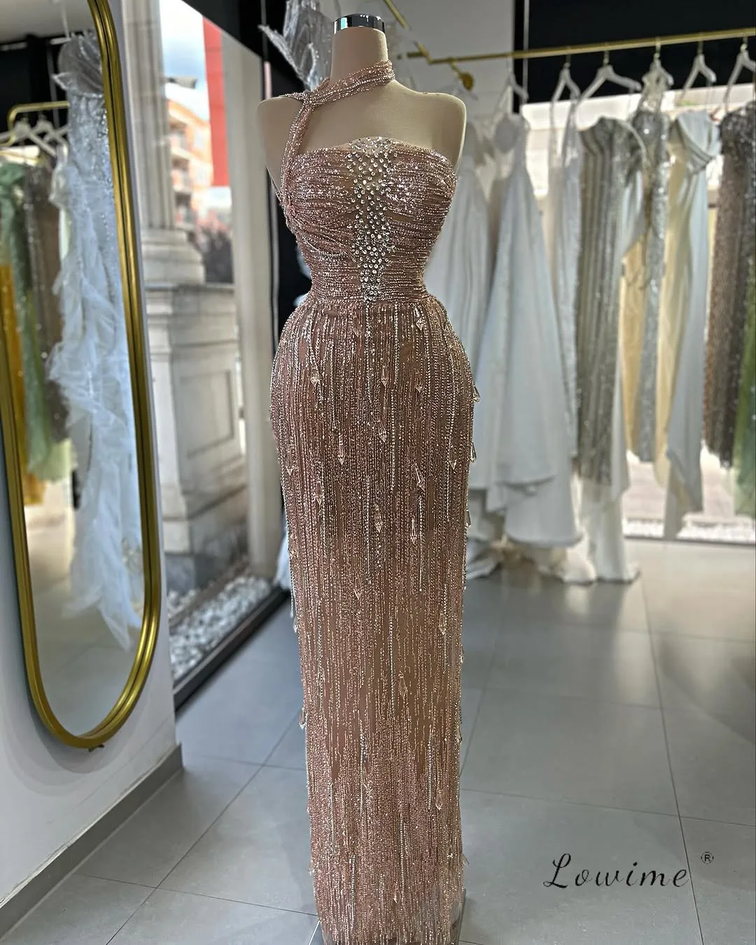 Shiny Full Sequins Rhinestone Evening Gown Dress Banquet Anniversary Party Woman Prom Gowns New
Shiny Full Sequins Rhinestone Evening Gown Dress Banquet Anniversary Party Woman Prom Gowns New