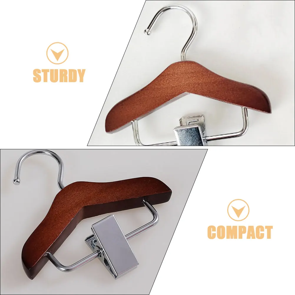 2pcs Mini Hangers Solid Wood Small Clothes Rack Pet Clothing Hanger Dog Cat Garment Holder Shoulder Protector Anti Deform Wooden
2pcs Mini Hangers Solid Wood Small Clothes Rack Pet Clothing Hanger Dog Cat Garment Holder Shoulder Protector Anti Deform Wooden
