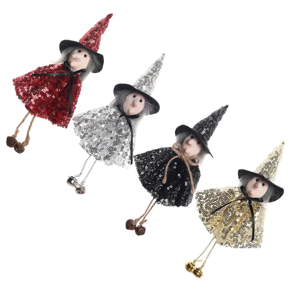 4pcs Halloween Witch Hanging Decor Silver Party Home Festival nament Hanging Figurine Delicate Accessories
4pcs Halloween Witch Hanging Decor Silver Party Home Festival nament Hanging Figurine Delicate Accessories