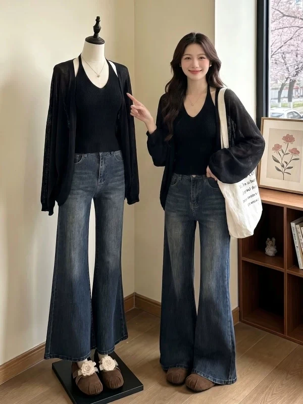Women's Summer New Large Size Sunscreen Vest Two-Piece Set Neck Hanging Strap Thin Outerwear Cardigan Casual Commute Style
Women's Summer New Large Size Sunscreen Vest Two-Piece Set Neck Hanging Strap Thin Outerwear Cardigan Casual Commute Style