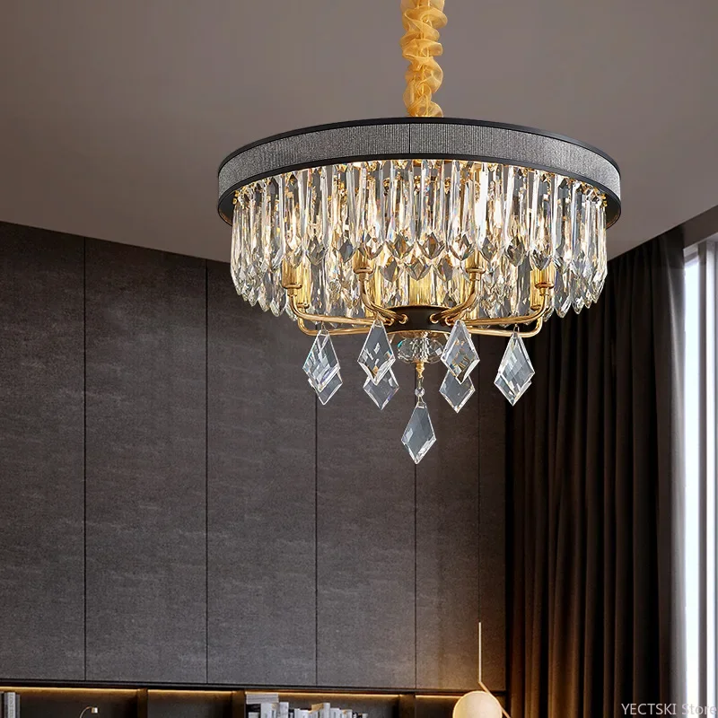 GHJUYIOL Light luxury crystal chandelier, living room, dining room, creative personality, simple Nordic villa, model room lamps
GHJUYIOL Light luxury crystal chandelier, living room, dining room, creative personality, simple Nordic villa, model room lamps