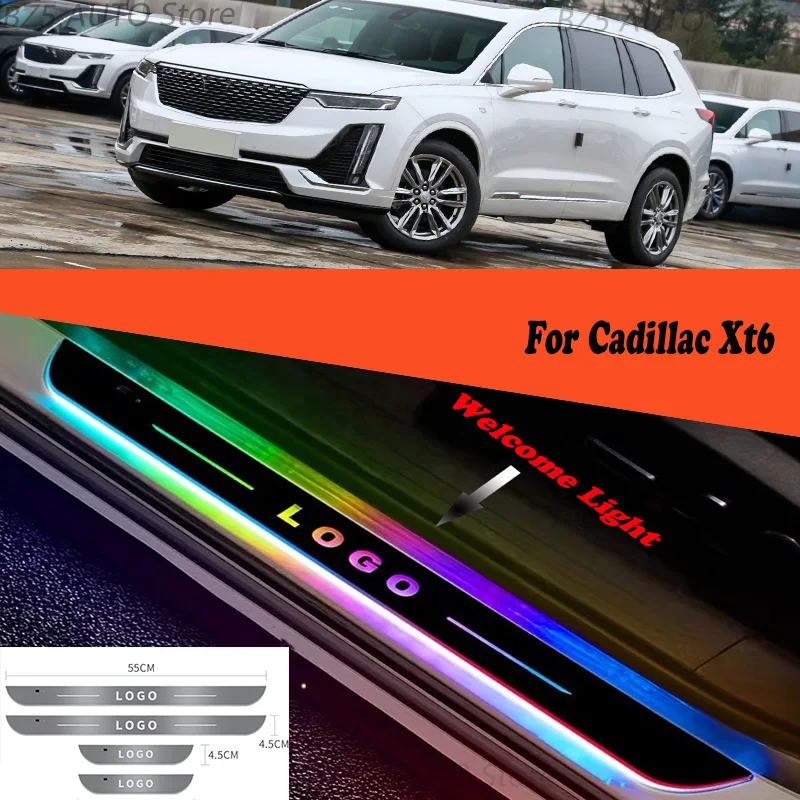 For Cadillac Xt6 Car Door Sill Light Customized Logo LED Welcome Threshold Pedal Lamp Accessories
For Cadillac Xt6 Car Door Sill Light Customized Logo LED Welcome Threshold Pedal Lamp Accessories