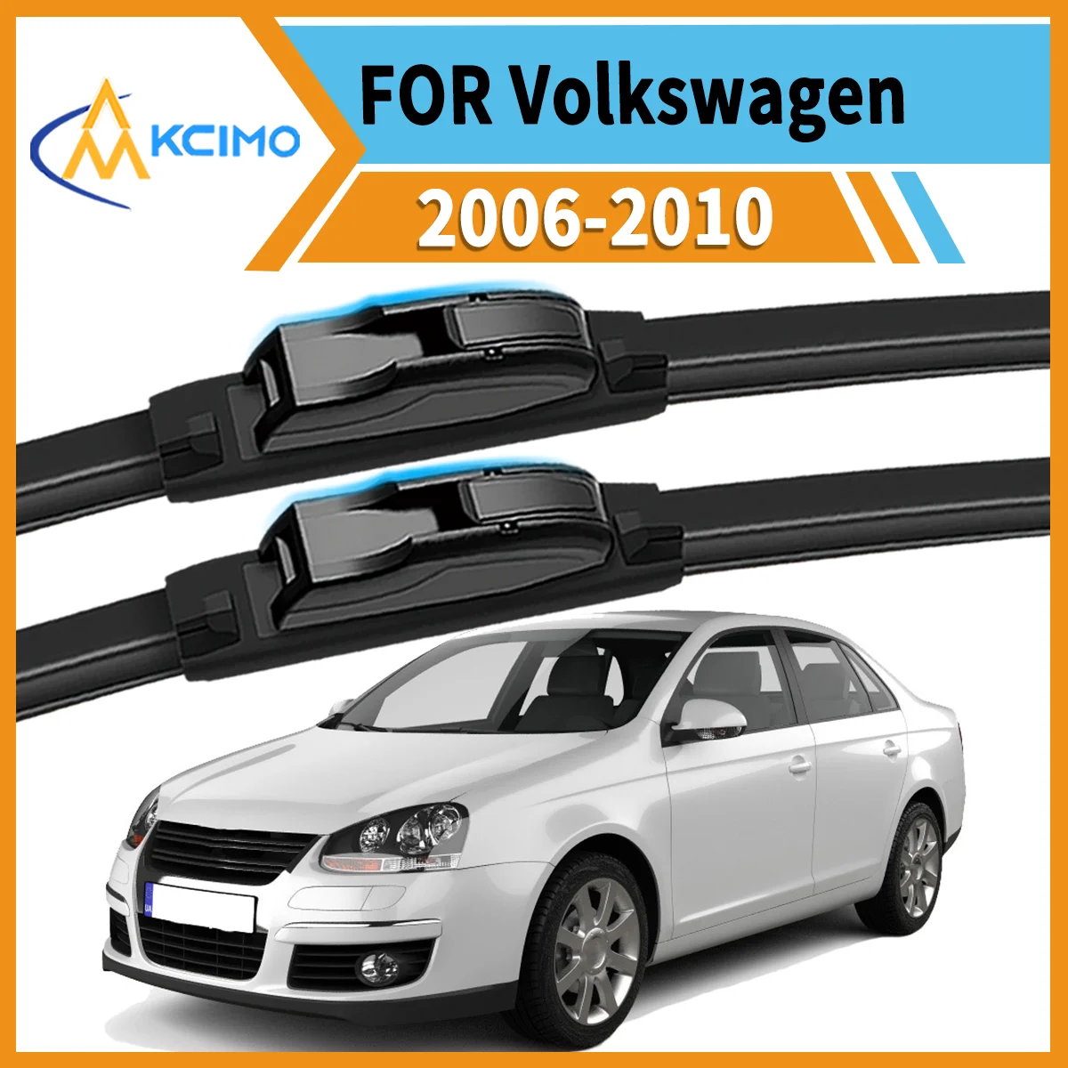Front Wiper Blade Set(Pair) For Volkswagen Jetta A5 1K 2006–2010 Windshield Wipers Long-Lasting Easy Install
Front Wiper Blade Set(Pair) For Volkswagen Jetta A5 1K 2006–2010 Windshield Wipers Long-Lasting Easy Install