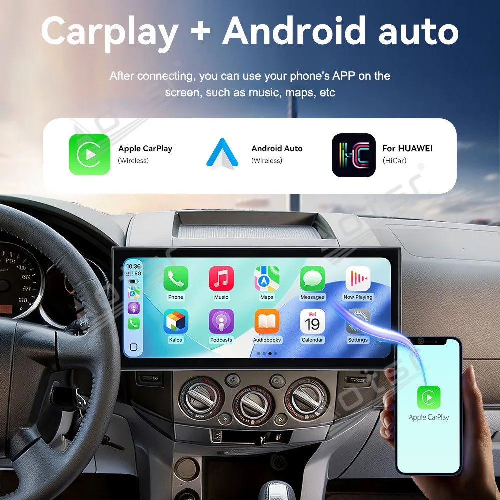 CarPlay 15.8’’Android 15 For Mazda BT-50/Ford Expedition 2006-2012 Carplay Car GPS Navigation HD Screen Multimedia Player Head
CarPlay 15.8’’Android 15 For Mazda BT-50/Ford Expedition 2006-2012 Carplay Car GPS Navigation HD Screen Multimedia Player Head