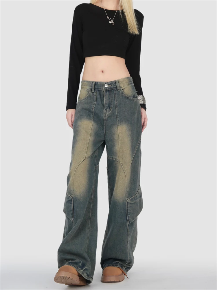 Women's Retro Tie Dye Contrasting Colors Jeans High Waist Personalized Trousers Cool Girl Casual Bottoms Female Street Pants
Women's Retro Tie Dye Contrasting Colors Jeans High Waist Personalized Trousers Cool Girl Casual Bottoms Female Street Pants