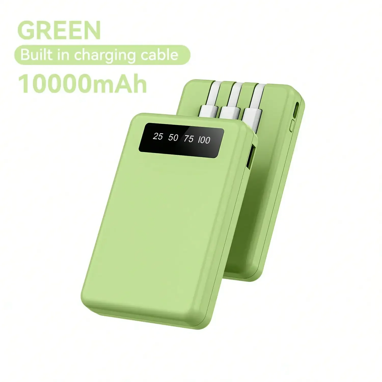 Portable Power Bank, Charges Up To 4 Devices Simultaneously. Lightweight And Compact. 10000mAh Type-C Input. LED Remaining Batte
Portable Power Bank, Charges Up To 4 Devices Simultaneously. Lightweight And Compact. 10000mAh Type-C Input. LED Remaining Batte