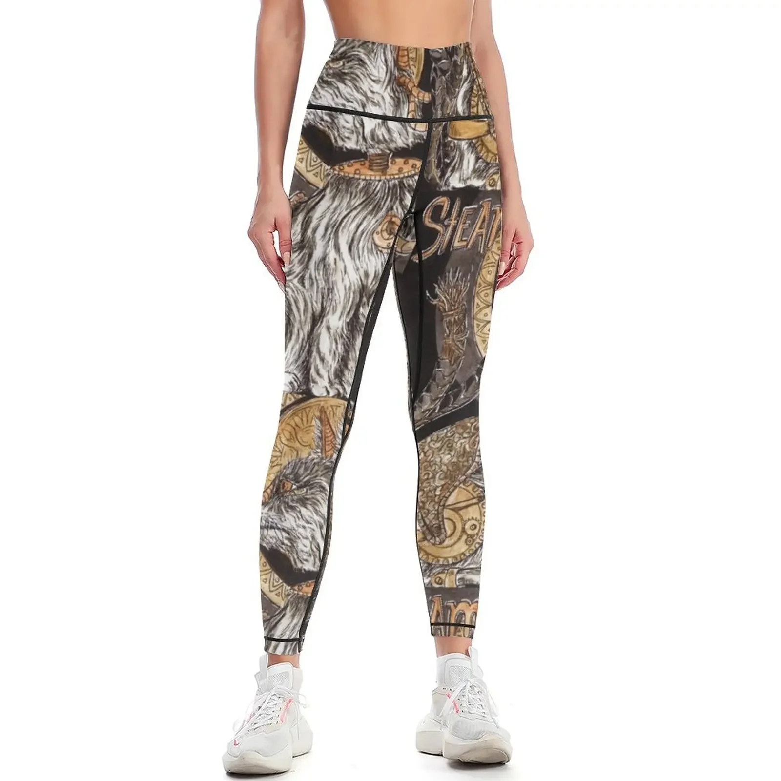 Steampunk Cat (The Moon Tarot) Leggings harem pants for fitness Womens Leggings
Steampunk Cat (The Moon Tarot) Leggings harem pants for fitness Womens Leggings