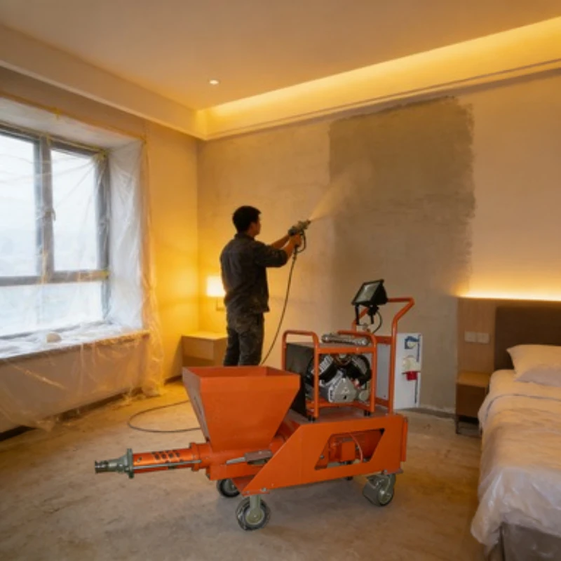 Sand Cement Sprayer Mortar Cement Spraying Machine Dry Mix Mortar Spray Machine For Wall Building Construction Works
Sand Cement Sprayer Mortar Cement Spraying Machine Dry Mix Mortar Spray Machine For Wall Building Construction Works