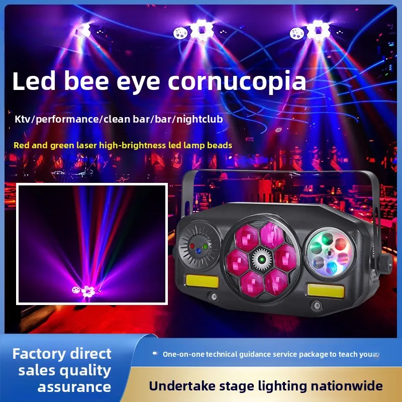 Kaleidoscope Magic Ball Moving Head Light, RGB 7-Color Laser Stage Lamp for DJ Disco Bar KTV Party
Kaleidoscope Magic Ball Moving Head Light, RGB 7-Color Laser Stage Lamp for DJ Disco Bar KTV Party