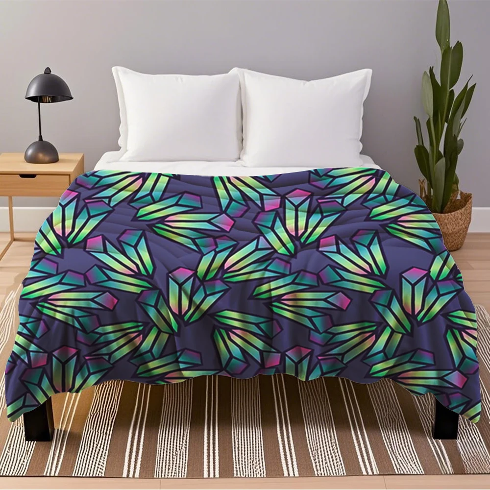 Cold/Warm Weather Flannel Blanket Crystal Composition Knit Throw Throw Tropical No-Shedding Blankets For Couples Picnic Office
Cold/Warm Weather Flannel Blanket Crystal Composition Knit Throw Throw Tropical No-Shedding Blankets For Couples Picnic Office
