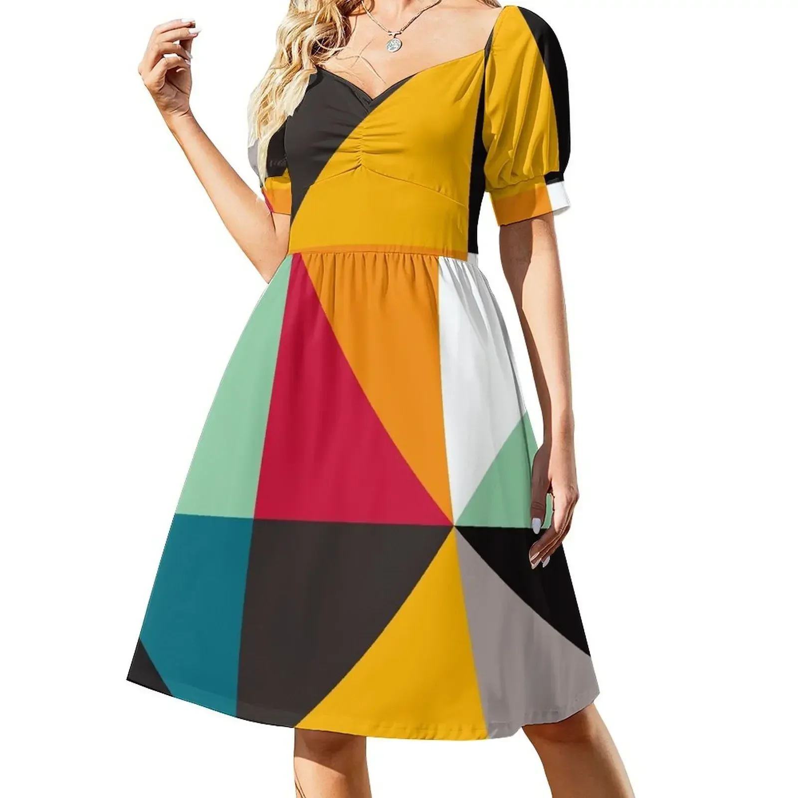 Geometric Pattern 30 (triangles) Short-Sleeved Dress summer dress womens 2025 long dress women summer 2025 women
Geometric Pattern 30 (triangles) Short-Sleeved Dress summer dress womens 2025 long dress women summer 2025 women