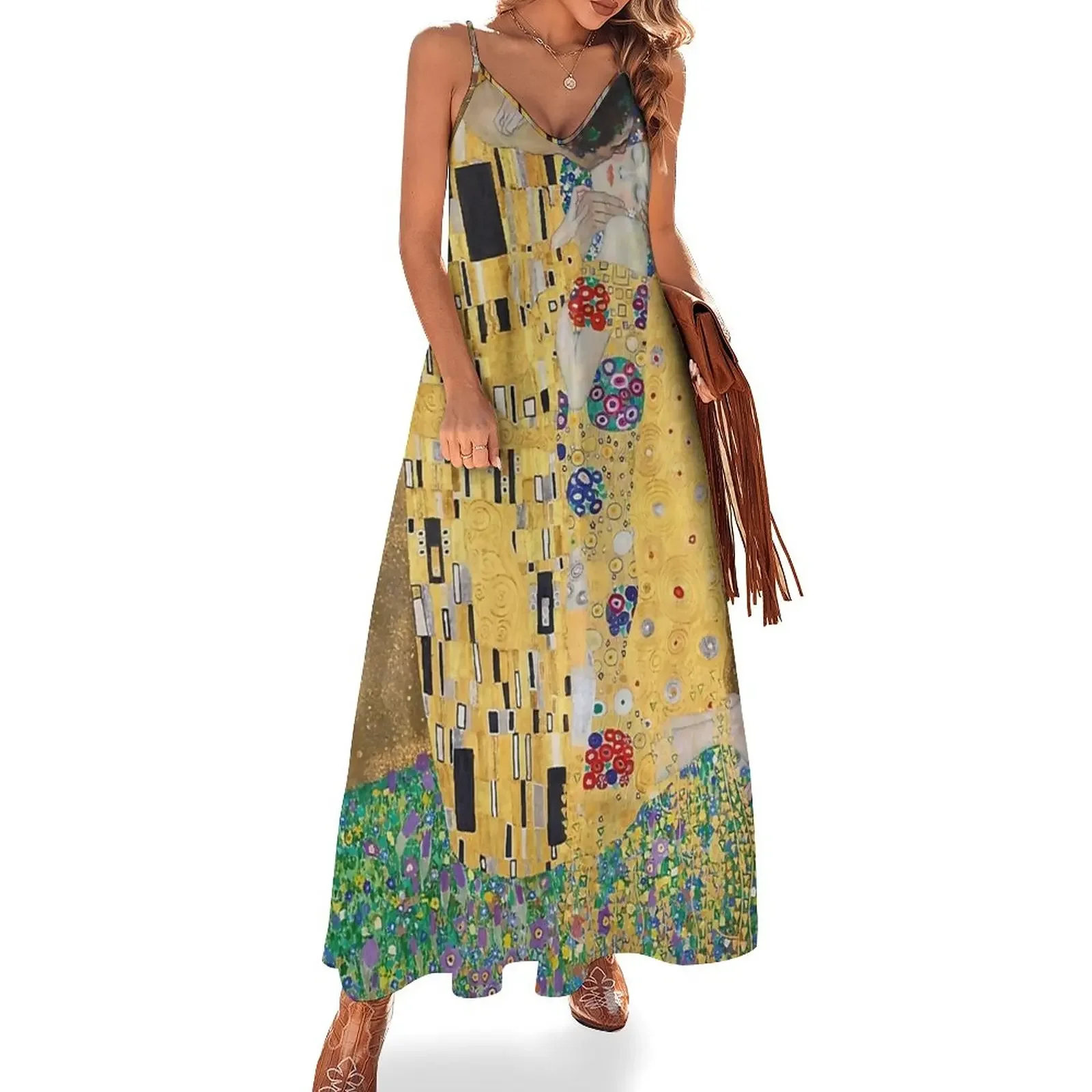 the kiss Art Sleeveless Dress women clothes elegant women's sets Female clothing women's evening dresses Dress
the kiss Art Sleeveless Dress women clothes elegant women's sets Female clothing women's evening dresses Dress