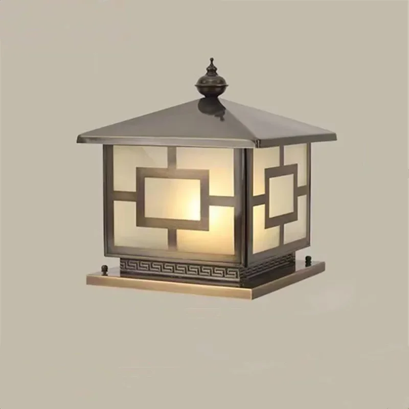GISELLE Outdoor Electricity Post Lamp Vintage Creative Chinese Brass Pillar Light LED Waterproof IP65 for Home Villa Courtyard
GISELLE Outdoor Electricity Post Lamp Vintage Creative Chinese Brass Pillar Light LED Waterproof IP65 for Home Villa Courtyard