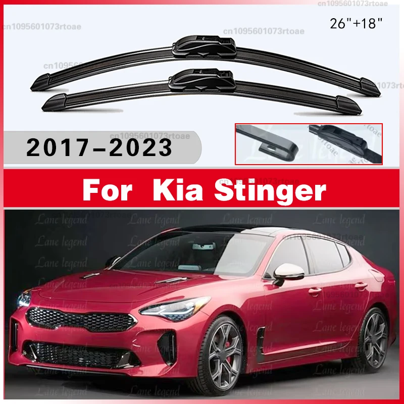 Window 26"+18" Car Accessories 2Pcs Front Wiper Blades For Kia Stinger 2017 2018 2019 2020 2021 2022 2023 Windshield Windscreen
Window 26"+18" Car Accessories 2Pcs Front Wiper Blades For Kia Stinger 2017 2018 2019 2020 2021 2022 2023 Windshield Windscreen