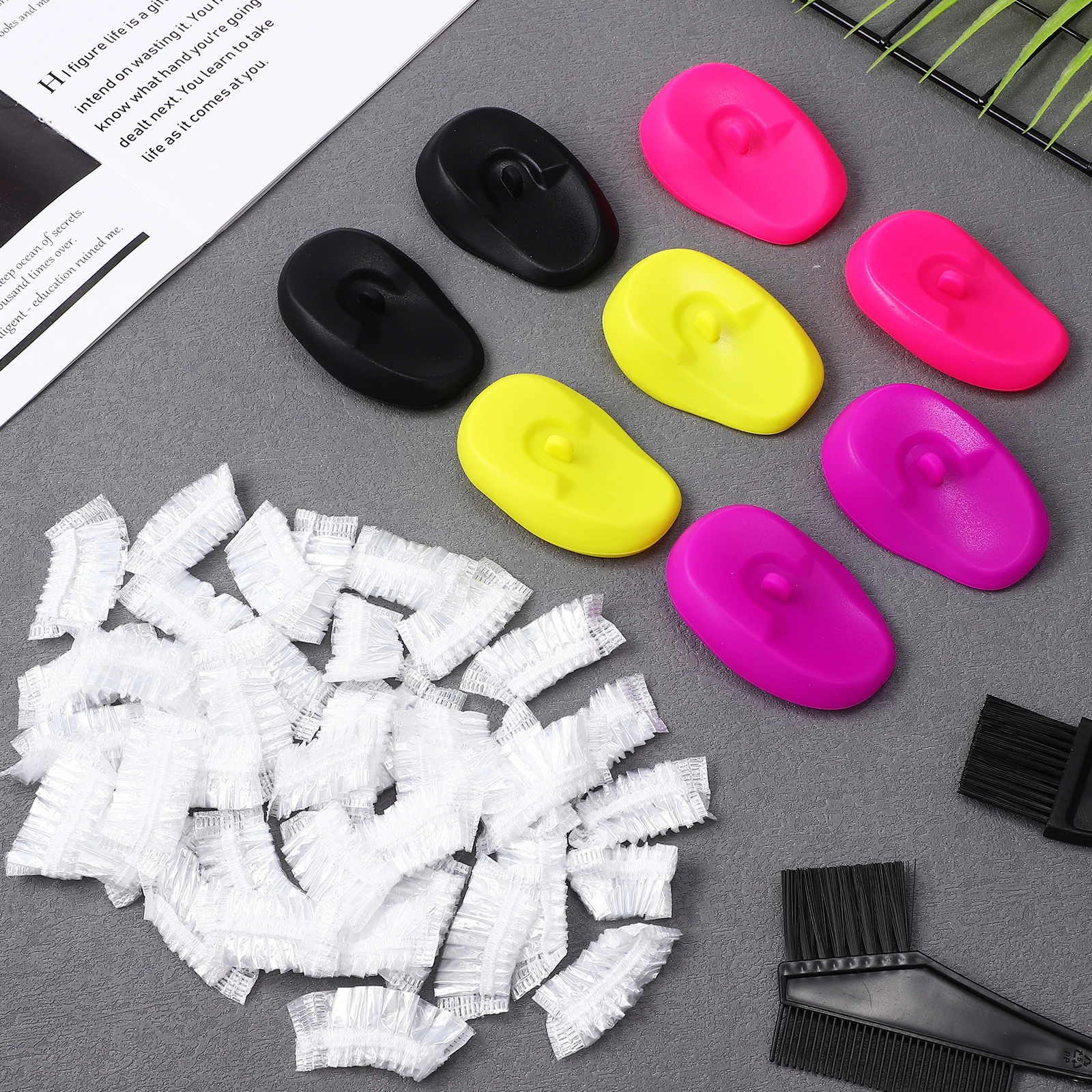 4 Pairs Silicone Ear Covers Disposable Waterproof Shower Earmuffs Hair Dye Protectors Plastic Women Ear Caps Flexible Reusable
4 Pairs Silicone Ear Covers Disposable Waterproof Shower Earmuffs Hair Dye Protectors Plastic Women Ear Caps Flexible Reusable