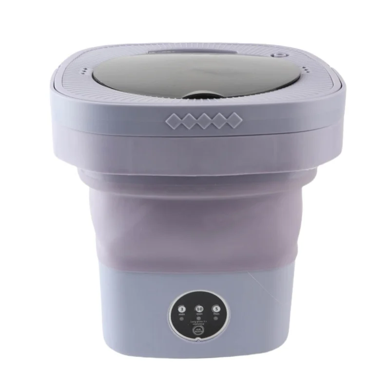 6.5L Washing Machine Folding Portable Automatic Deep Cleaning Wash And Spin Dry Washer With Water Tube 100-240V Purple
6.5L Washing Machine Folding Portable Automatic Deep Cleaning Wash And Spin Dry Washer With Water Tube 100-240V Purple