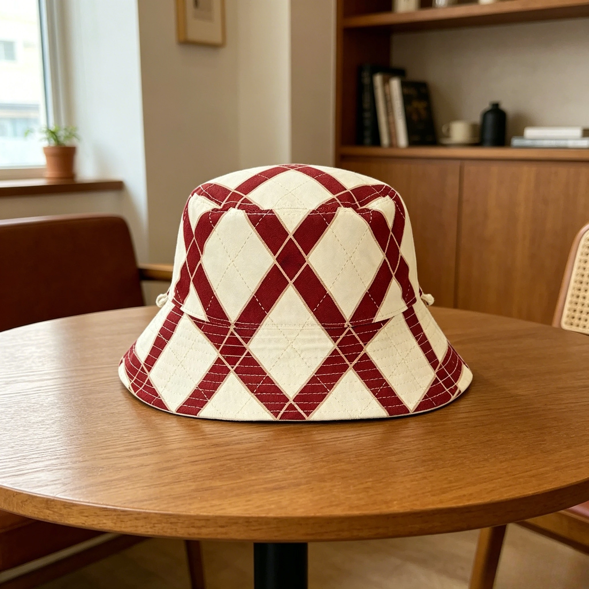 Retro Diamond Checkered Golf Bucket Hat, Embroidered Fisherman Hat, UV Protection Sun Cap for Outdoor Sports Golf Daily Wear
Retro Diamond Checkered Golf Bucket Hat, Embroidered Fisherman Hat, UV Protection Sun Cap for Outdoor Sports Golf Daily Wear