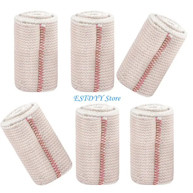 G6DE Comfortable Cotton Elastic Bandages 6 Pack, Supportive Strips for Leg Sprains
G6DE Comfortable Cotton Elastic Bandages 6 Pack, Supportive Strips for Leg Sprains