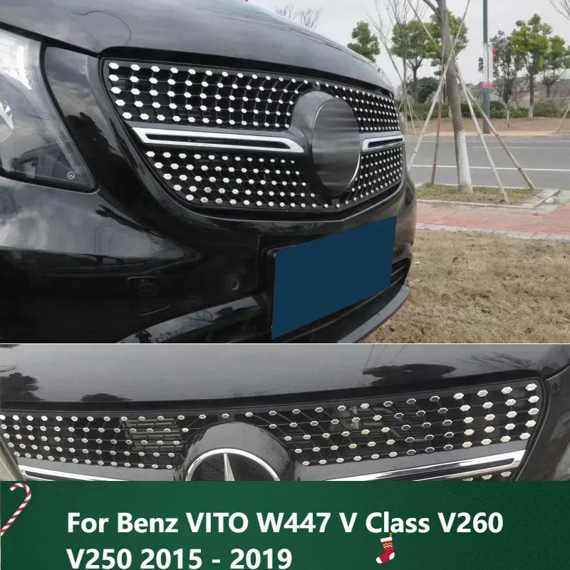 New! Racing Grill For Benz VITO W447 V Class V260 V250 2015 - 2019 Year Glossy Spoiler Front Bumper Grille Mesh
New! Racing Grill For Benz VITO W447 V Class V260 V250 2015 - 2019 Year Glossy Spoiler Front Bumper Grille Mesh