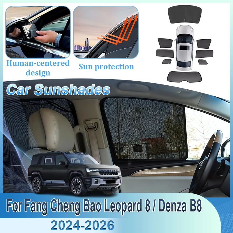Window Cover For Leopard 8 BYD Denza B8 Fang Cheng Bao 8 2024-2026 Mesh Sunshade Side Shield Windshield Curtain Auto Accessories
Window Cover For Leopard 8 BYD Denza B8 Fang Cheng Bao 8 2024-2026 Mesh Sunshade Side Shield Windshield Curtain Auto Accessories