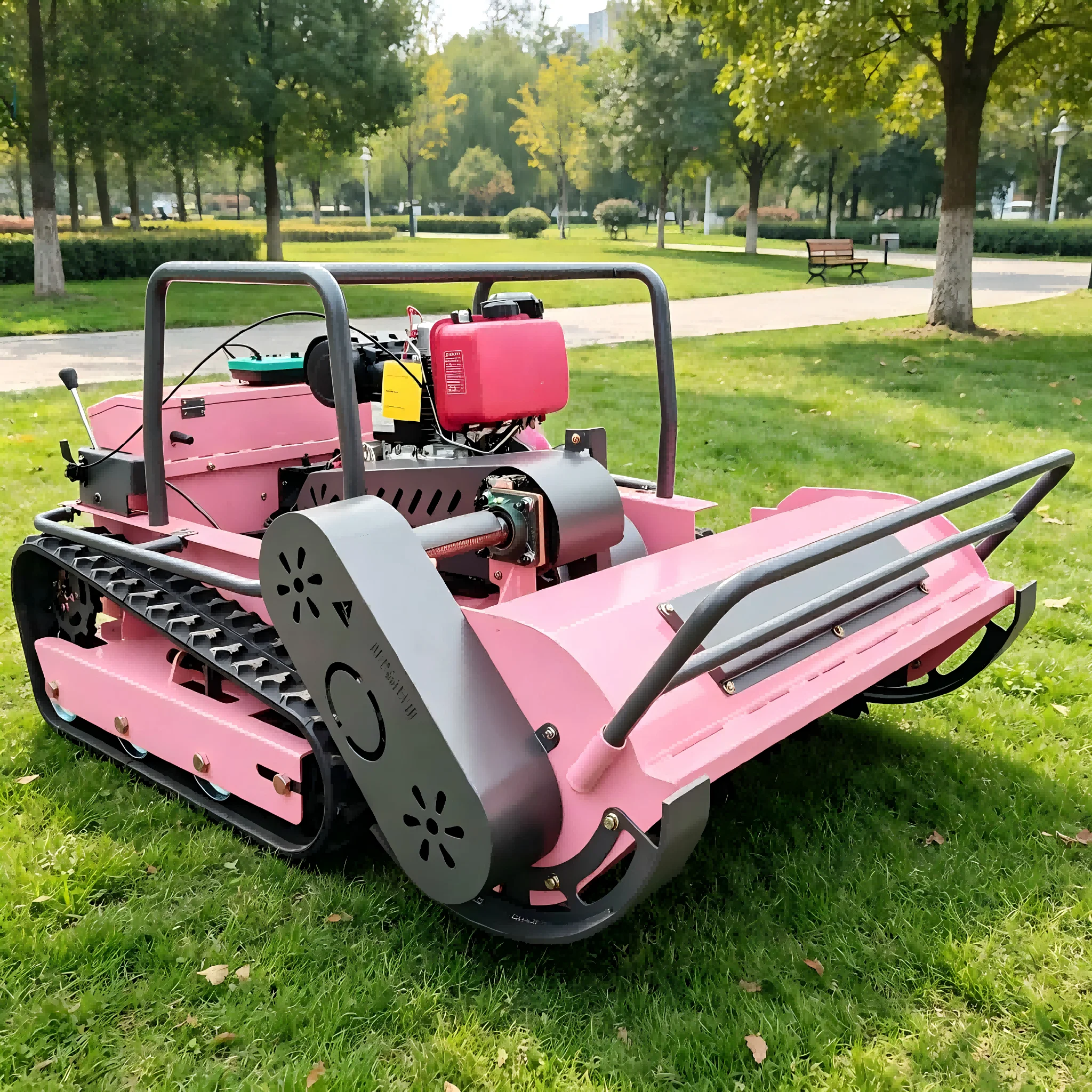 CN-100A Lawn Mower Grass Mowing Robot Remote Controlled CE EPA Certified Lawn Mower Safety Auto-Stop Blade Easy to Operate
CN-100A Lawn Mower Grass Mowing Robot Remote Controlled CE EPA Certified Lawn Mower Safety Auto-Stop Blade Easy to Operate