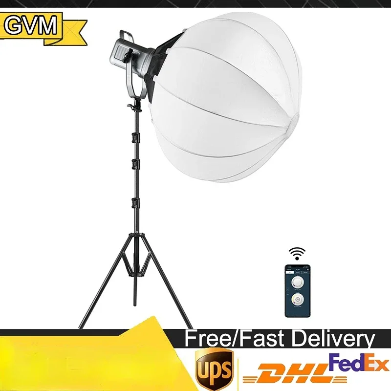 GVM 150W RGB LED Video Light Kit 2700K~7500K Bi-Color Photography Studio Lighting With Softbox Lamp; Stand Continuous Light
GVM 150W RGB LED Video Light Kit 2700K~7500K Bi-Color Photography Studio Lighting With Softbox Lamp; Stand Continuous Light