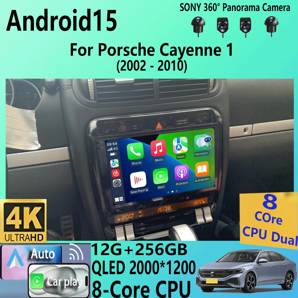 Android15 Car Radio For Porsche Cayenne 1 2002 2003 2004 2005 - 2010 Multimedia Video Player 4G Navigation Carplay Head Unit DSP
Android15 Car Radio For Porsche Cayenne 1 2002 2003 2004 2005 - 2010 Multimedia Video Player 4G Navigation Carplay Head Unit DSP