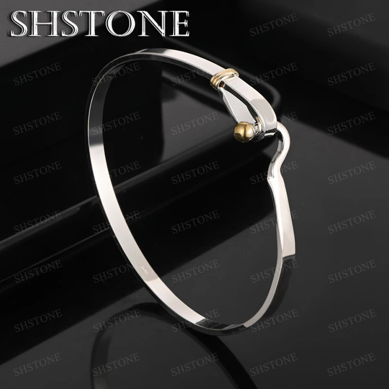 Fashion Elegant Jewelry 925 Sterling Silver Bangle Bracelet For Women Man Wedding Party Gifts Accessories Smooth Bangle
Fashion Elegant Jewelry 925 Sterling Silver Bangle Bracelet For Women Man Wedding Party Gifts Accessories Smooth Bangle