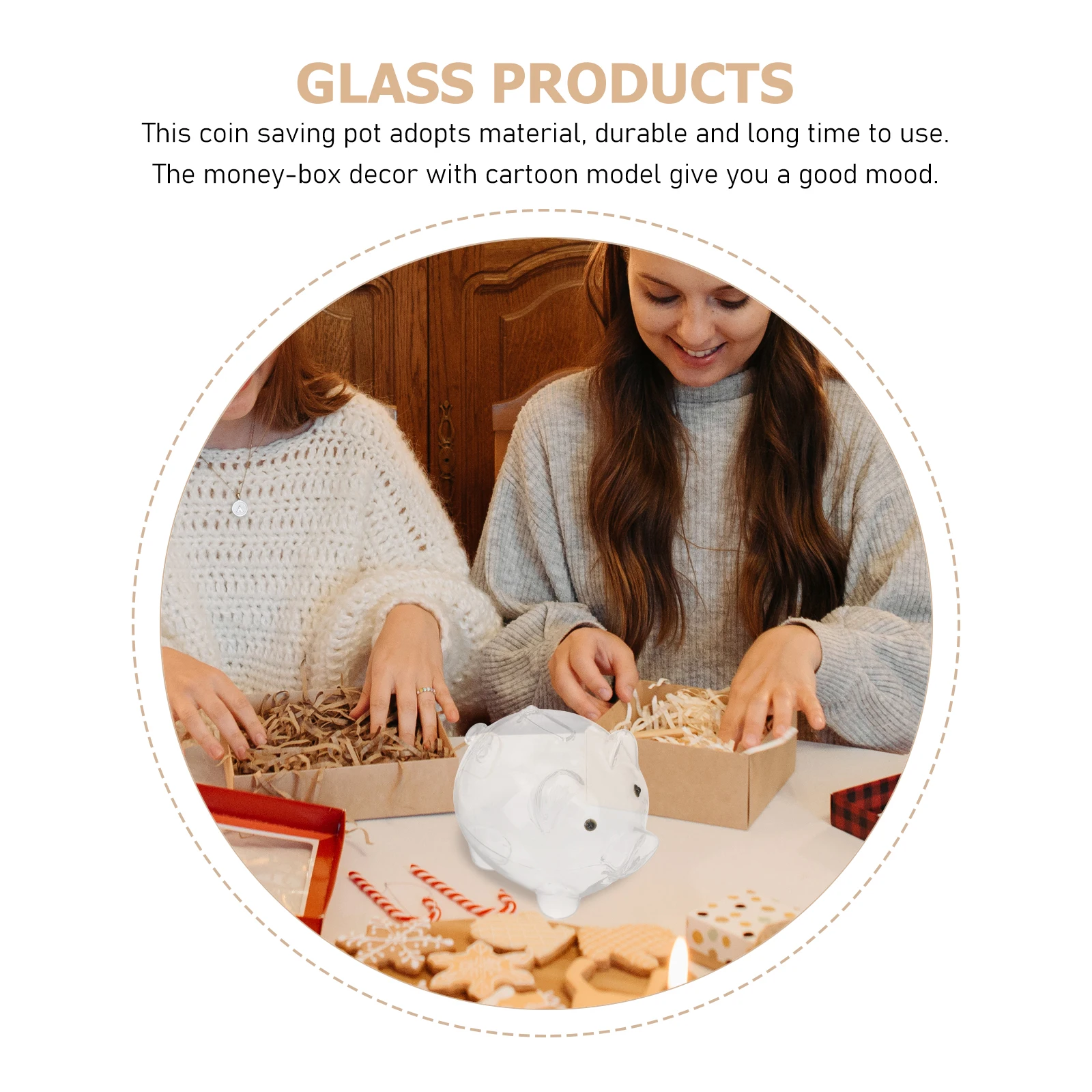 Glass Coin Bank Clear Piggy Bank for Kids and Adults Creative Ornament Room Decor Birthday Gift Tattoo Fund Jar
Glass Coin Bank Clear Piggy Bank for Kids and Adults Creative Ornament Room Decor Birthday Gift Tattoo Fund Jar