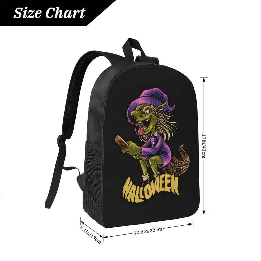 Halloween Witch Print Backpack For Adults Casual School Travel Bag
Halloween Witch Print Backpack For Adults Casual School Travel Bag