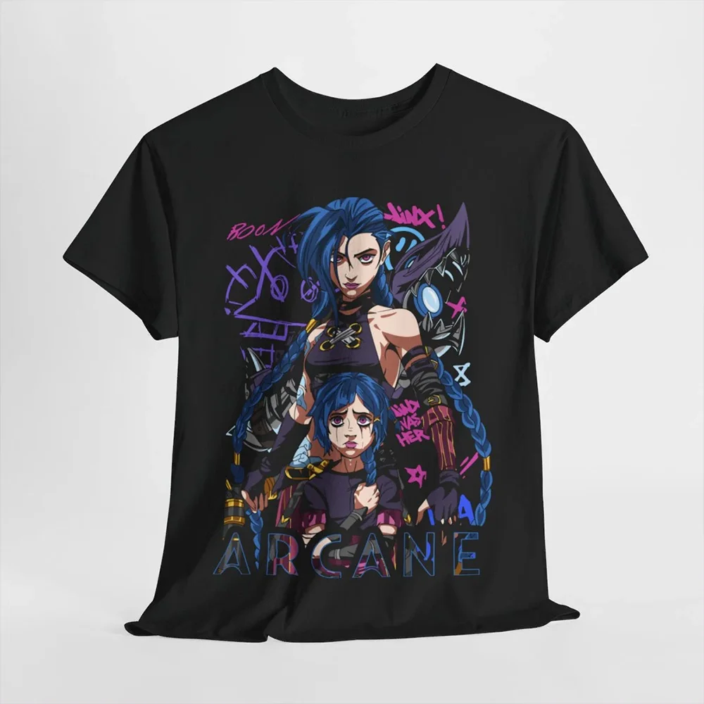 Arcane Jinx League of Legends T-shirt Arcane T Shirt Men Arcane T-shirt Jinx Arcane Graphic T Shirts Men Clothing
Arcane Jinx League of Legends T-shirt Arcane T Shirt Men Arcane T-shirt Jinx Arcane Graphic T Shirts Men Clothing