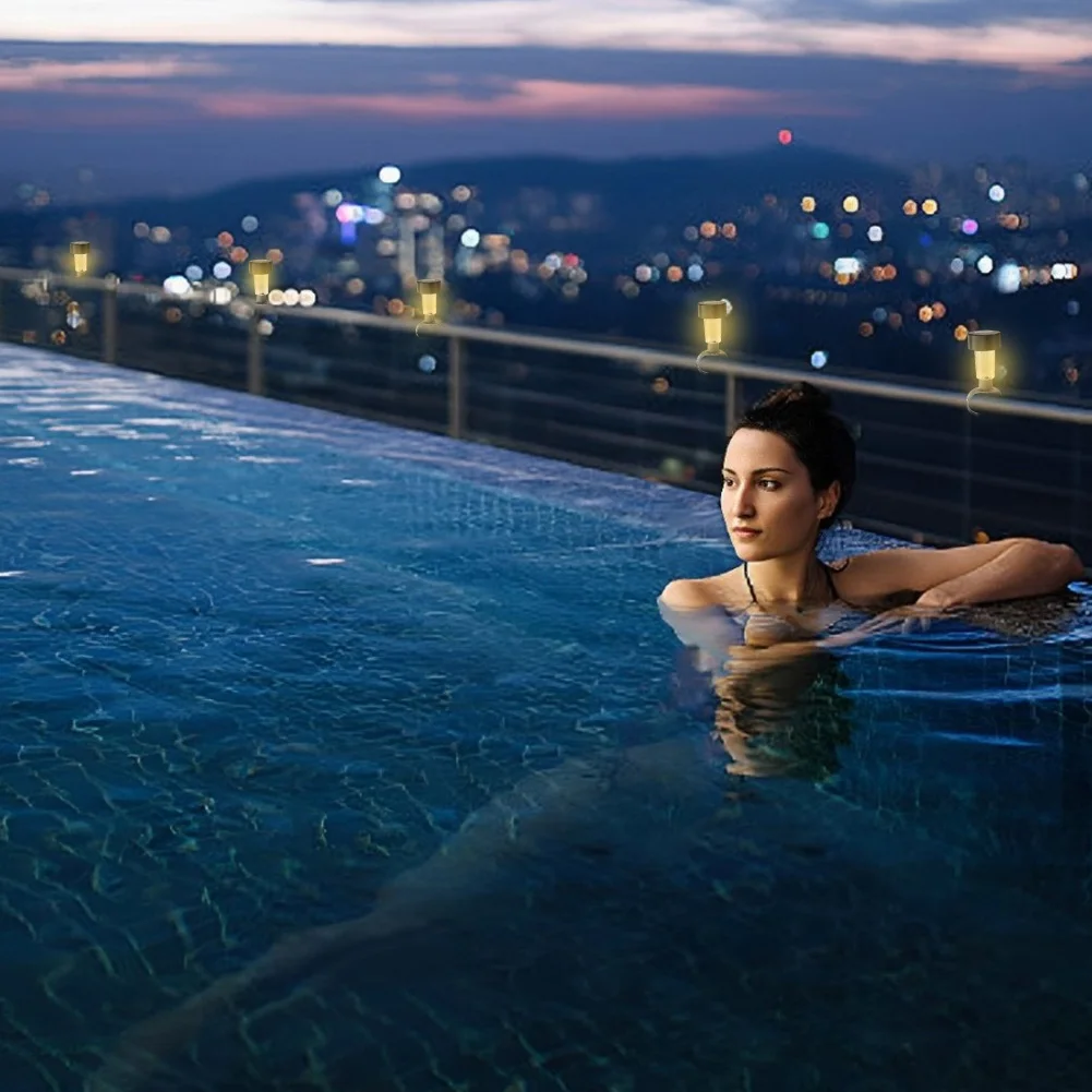 6 упаковок солнечных фонарей, декор для забора на открытом воздухе, IP44, водонепроницаемый уличный забор для бассейна, декоративная лампа, теплый свет для рамки надземных бассейнов
6 упаковок солнечных фонарей, декор для забора на открытом воздухе, IP44, водонепроницаемый уличный забор для бассейна, декоративная лампа, теплый свет для рамки надземных бассейнов