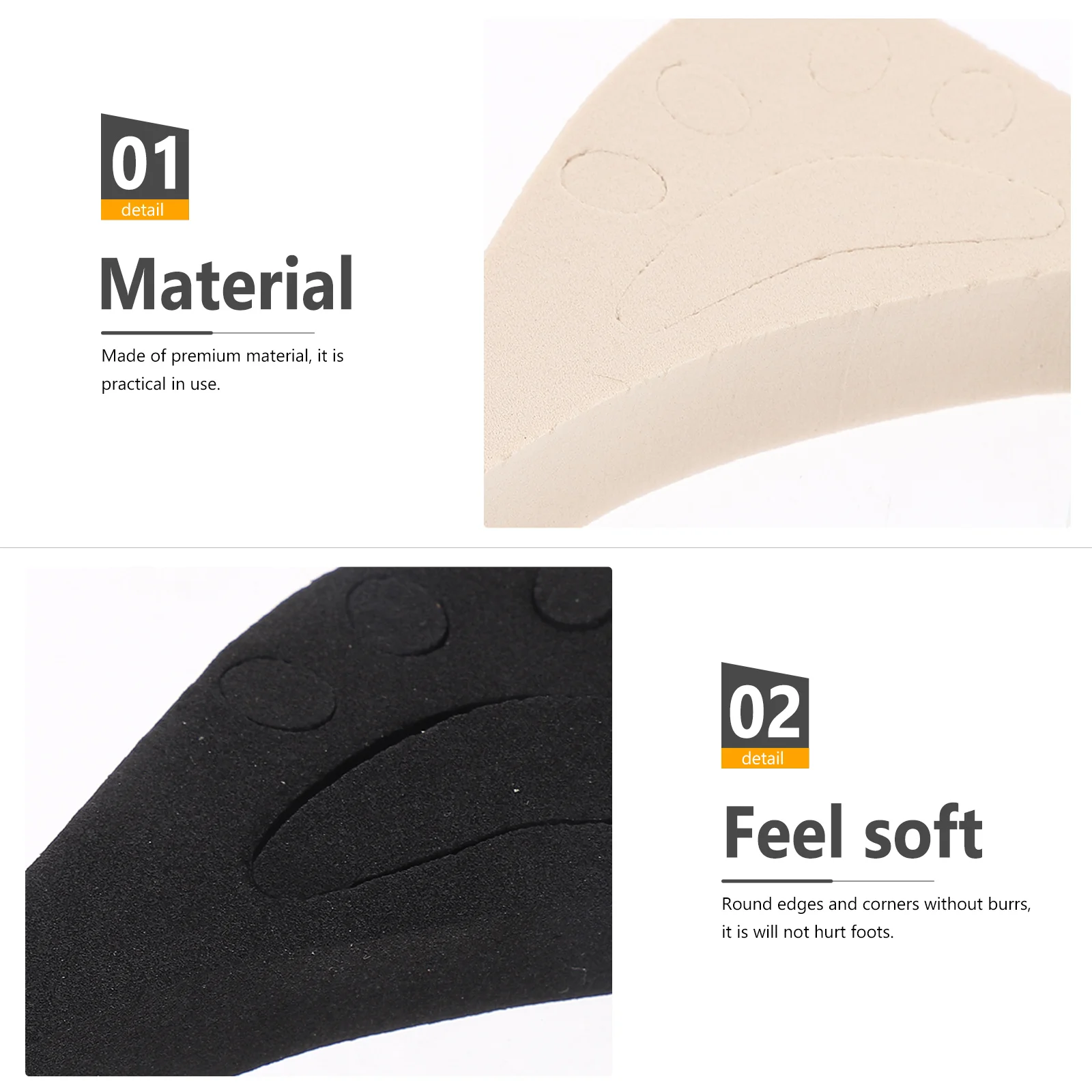 4pcs High Heel Shoe Tip Pad Forefoot Cushion Insole Anti-Slip Elastic Toe Plug For Office Shopping Apricot Black Foot Pressure
4pcs High Heel Shoe Tip Pad Forefoot Cushion Insole Anti-Slip Elastic Toe Plug For Office Shopping Apricot Black Foot Pressure