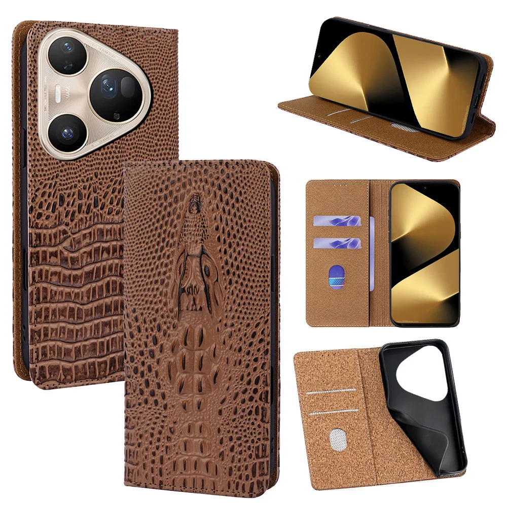 Retro Genuine Leather Magnetic Flip Cover for Huawei Pura 90 Pro Max 80 70 Ultra P60 P50 P30 P40 Pro+ with Wallet Card Slots
Retro Genuine Leather Magnetic Flip Cover for Huawei Pura 90 Pro Max 80 70 Ultra P60 P50 P30 P40 Pro+ with Wallet Card Slots