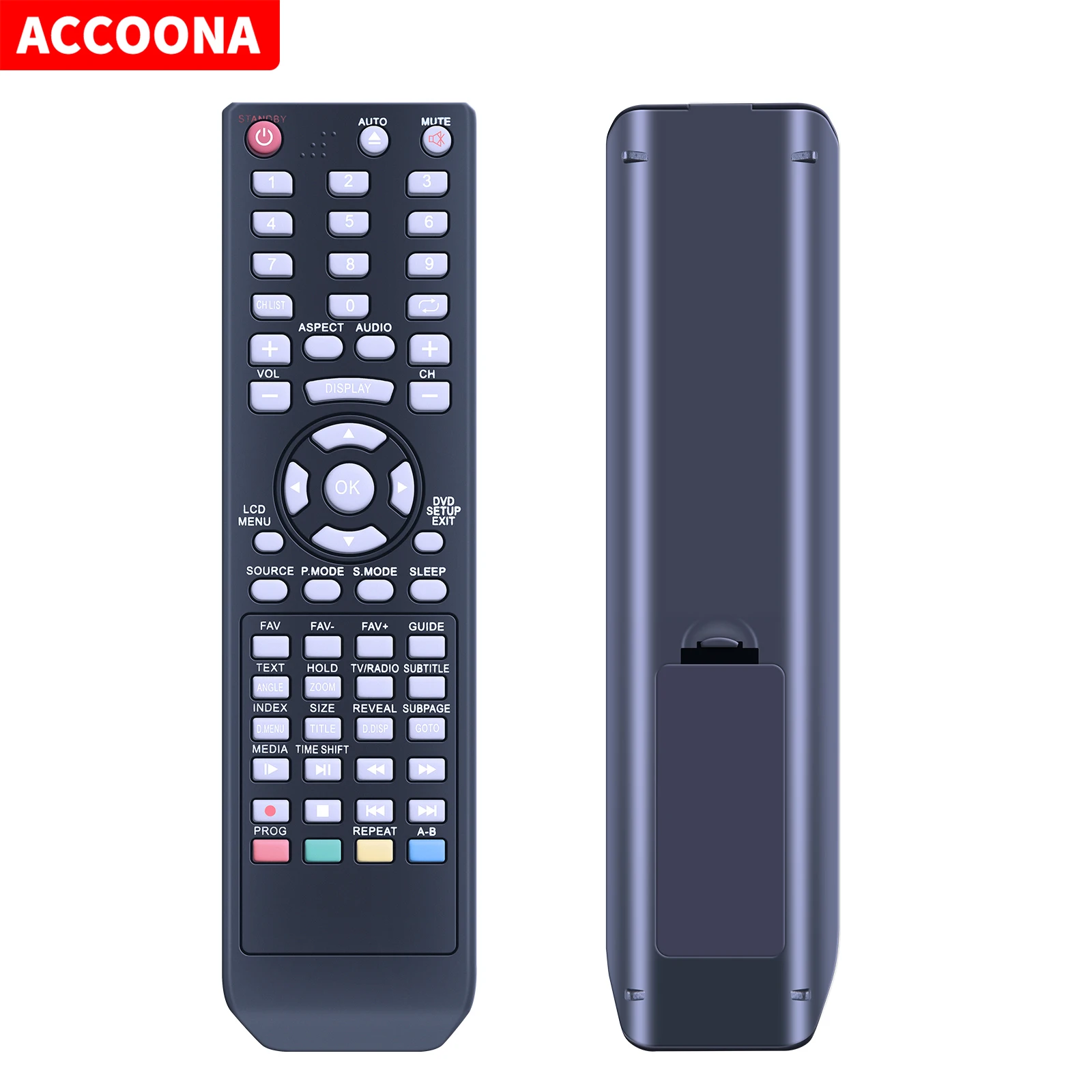 Replacement Remote for JTC 821D 824LED 832LED TV818 TV823 TV832 LED2012K New
Replacement Remote for JTC 821D 824LED 832LED TV818 TV823 TV832 LED2012K New