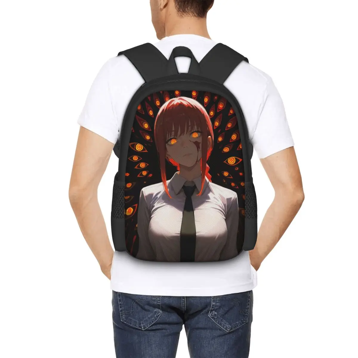 Makima Student Backpack School Bag Hiking Travel Daypack for Men Women Fashion Bookbag Shoulder Bags
Makima Student Backpack School Bag Hiking Travel Daypack for Men Women Fashion Bookbag Shoulder Bags