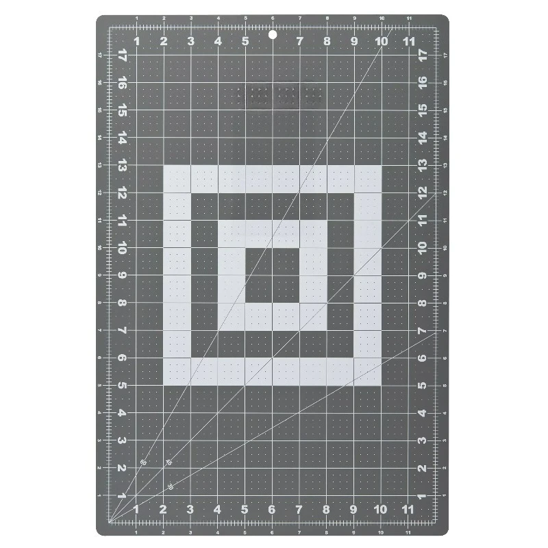Двусторонний самовосстанавливающийся коврик для ротационной резки, 12 x 18 дюймов, серый
Двусторонний самовосстанавливающийся коврик для ротационной резки, 12 x 18 дюймов, серый