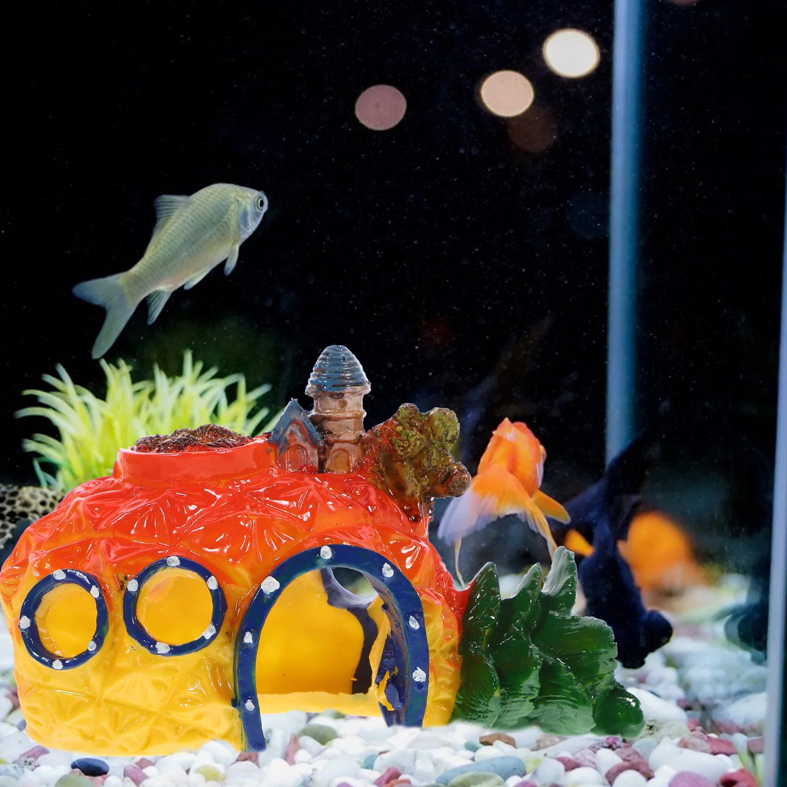 1Pcs Lifelike Castle Underwater Decor Resin Rockery Half-Sided Pineapple For Aquarium Fish Tank
1Pcs Lifelike Castle Underwater Decor Resin Rockery Half-Sided Pineapple For Aquarium Fish Tank