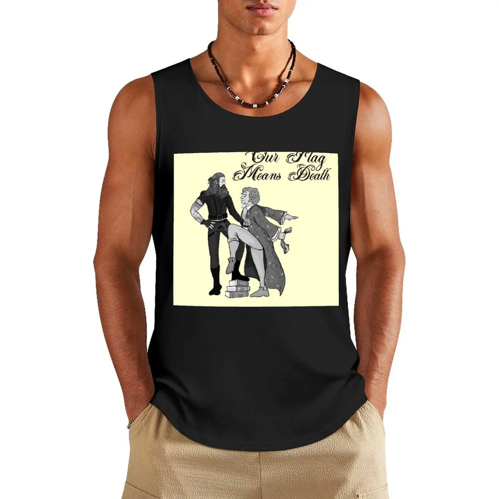 Our Flag Means Death Rumors Cover Tank Top running shirt underwear singlets for men Men's cotton t-shirt summer
Our Flag Means Death Rumors Cover Tank Top running shirt underwear singlets for men Men's cotton t-shirt summer
