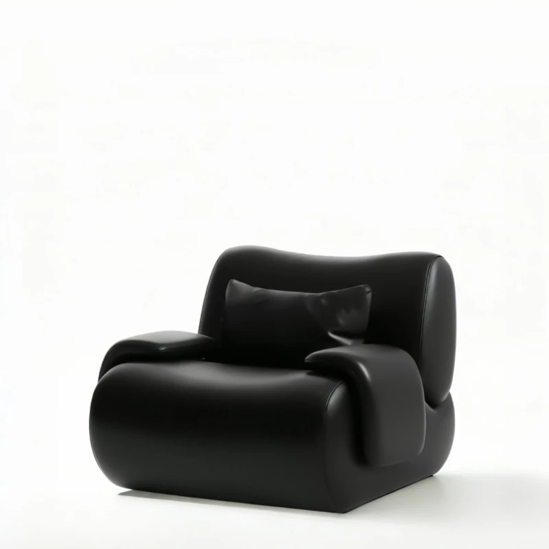 Leather single sofa chair, light luxury, high-end minimalist designer, living room, lazy sofa, balcony, lounge chair
Leather single sofa chair, light luxury, high-end minimalist designer, living room, lazy sofa, balcony, lounge chair