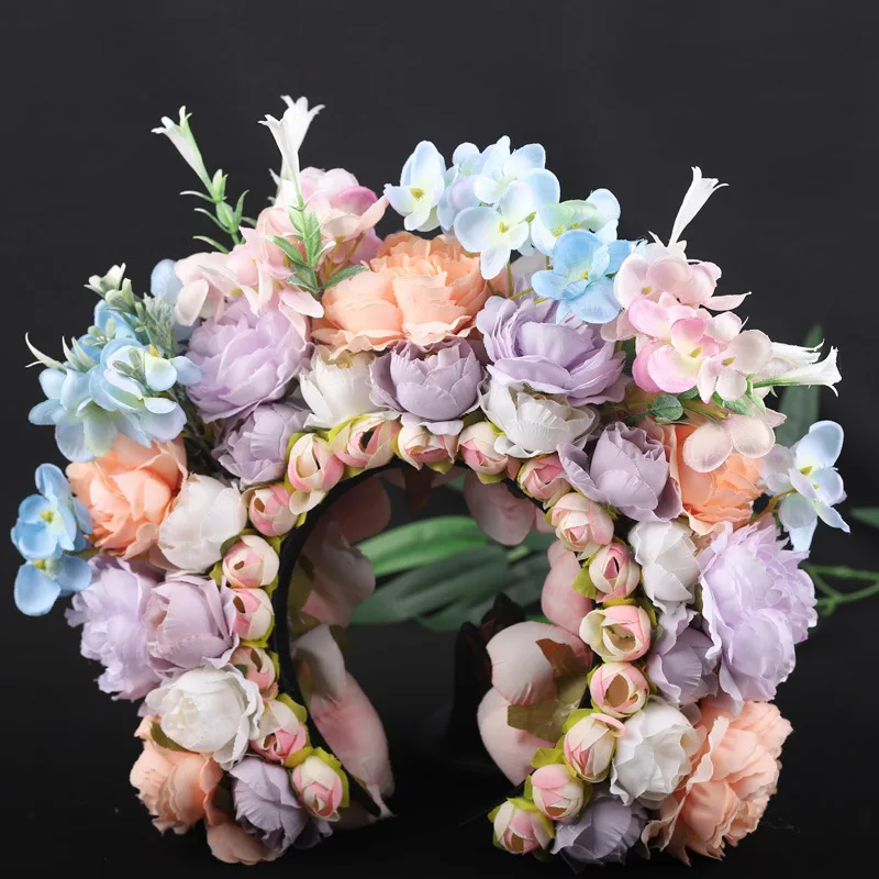 Chinese Hans Multi-layer Wide Flower Hairbands for Women Wholesale Traditional Costume Women Floral Hairband Fascinator Headwear
Chinese Hans Multi-layer Wide Flower Hairbands for Women Wholesale Traditional Costume Women Floral Hairband Fascinator Headwear