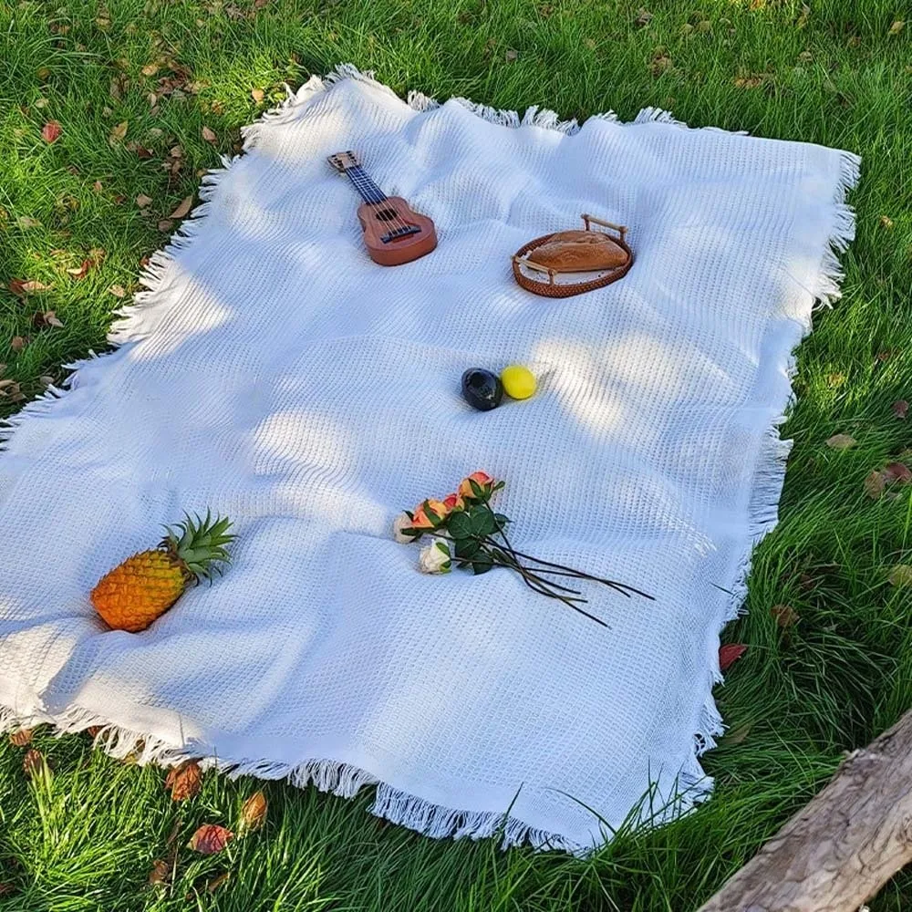 Large Size Outdoor Picnic Mat Linen Portable Tablecloth with Tassel Lightweight Foldable Camping Ground Cloth
Large Size Outdoor Picnic Mat Linen Portable Tablecloth with Tassel Lightweight Foldable Camping Ground Cloth