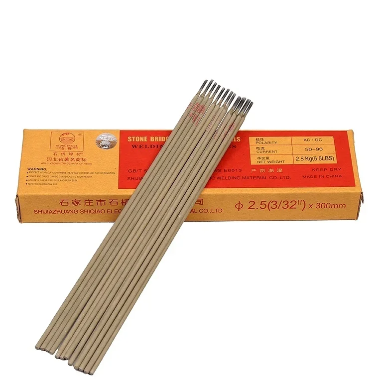 Popular Size 2.5mm 3.2mm Factory Supply China Welding Electrode Stone Bridge Brand
Popular Size 2.5mm 3.2mm Factory Supply China Welding Electrode Stone Bridge Brand